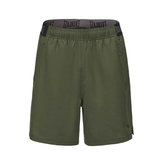 Khaki - Front - Everlast Mens Flex Shorts