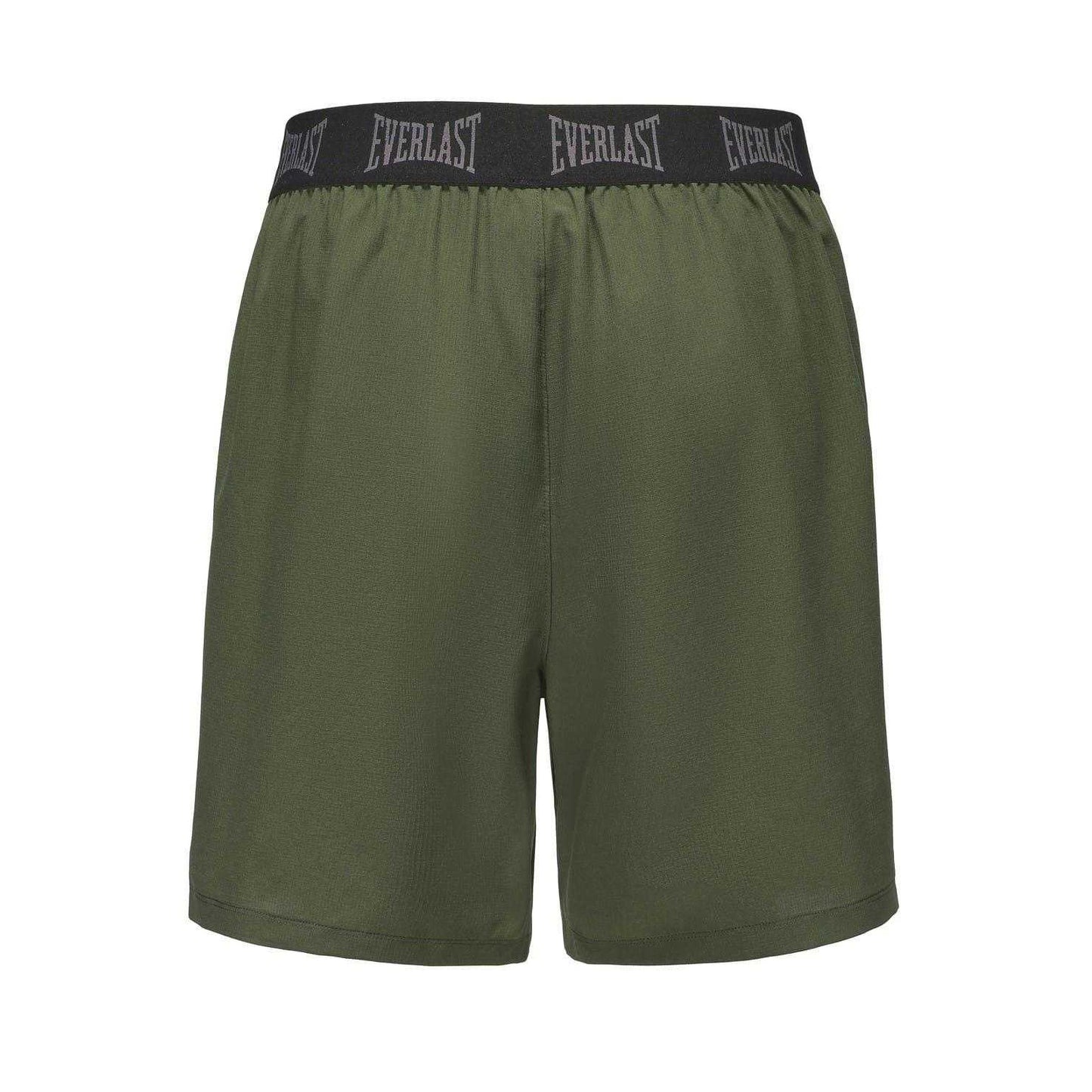 Khaki - Back - Everlast Mens Flex Shorts