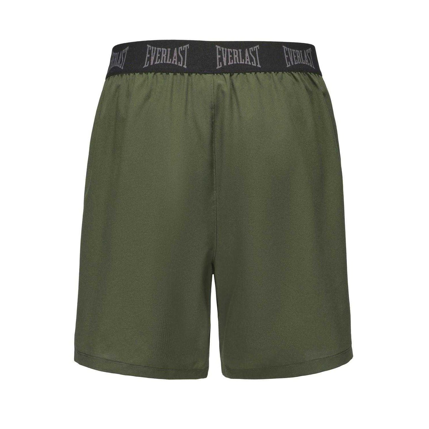 Khaki - Back - Everlast Mens Flex Shorts
