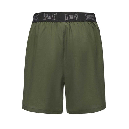 Khaki - Back - Everlast Mens Flex Shorts