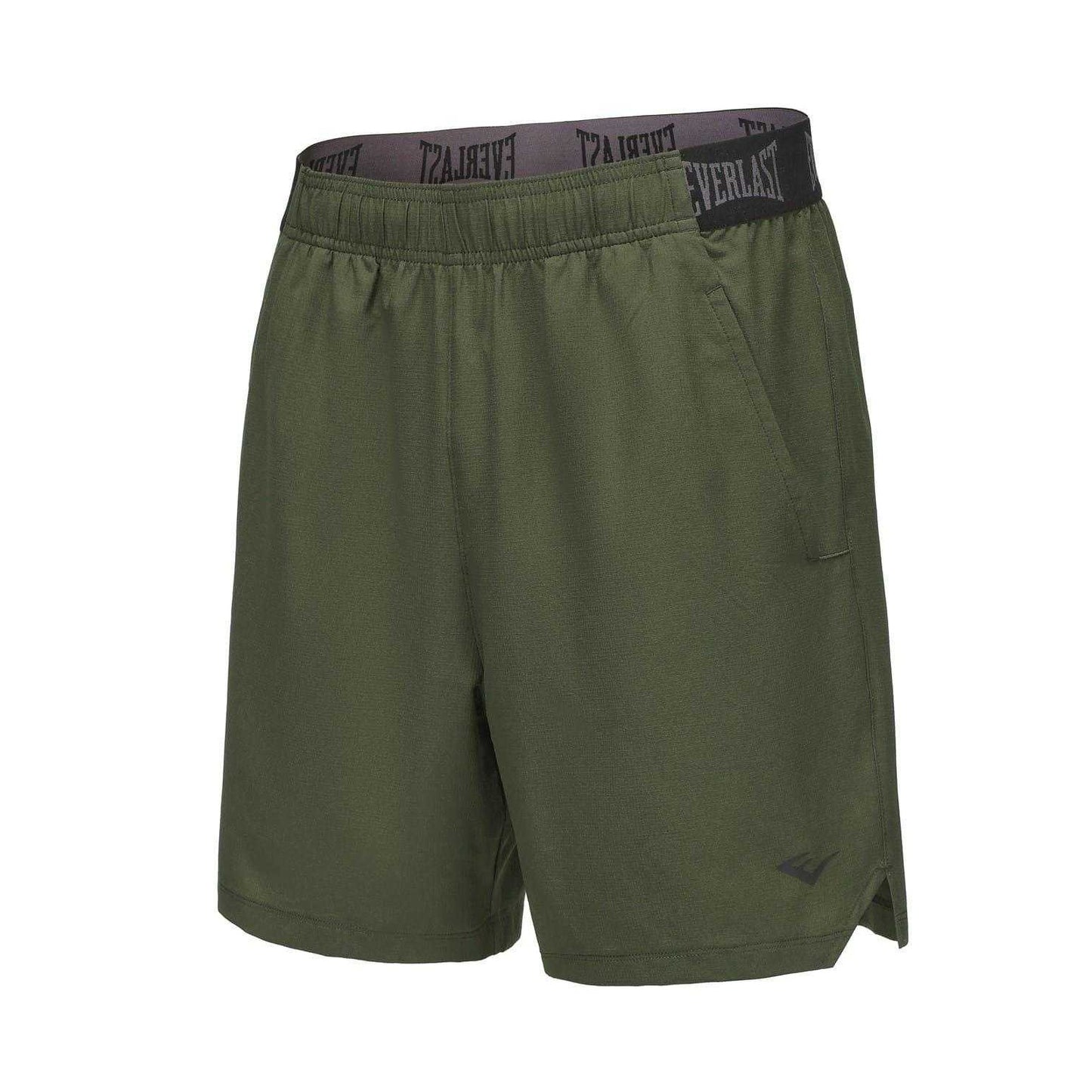 Khaki - Side - Everlast Mens Flex Shorts