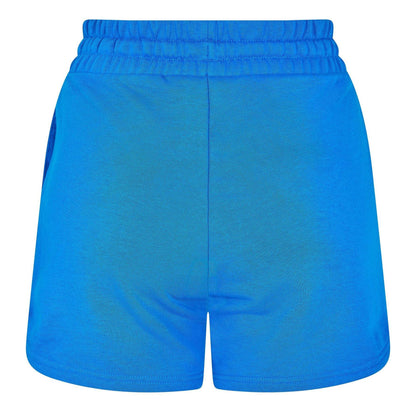 Pebble Grey - Back - Puma Womens-Ladies Fleece Logo Shorts