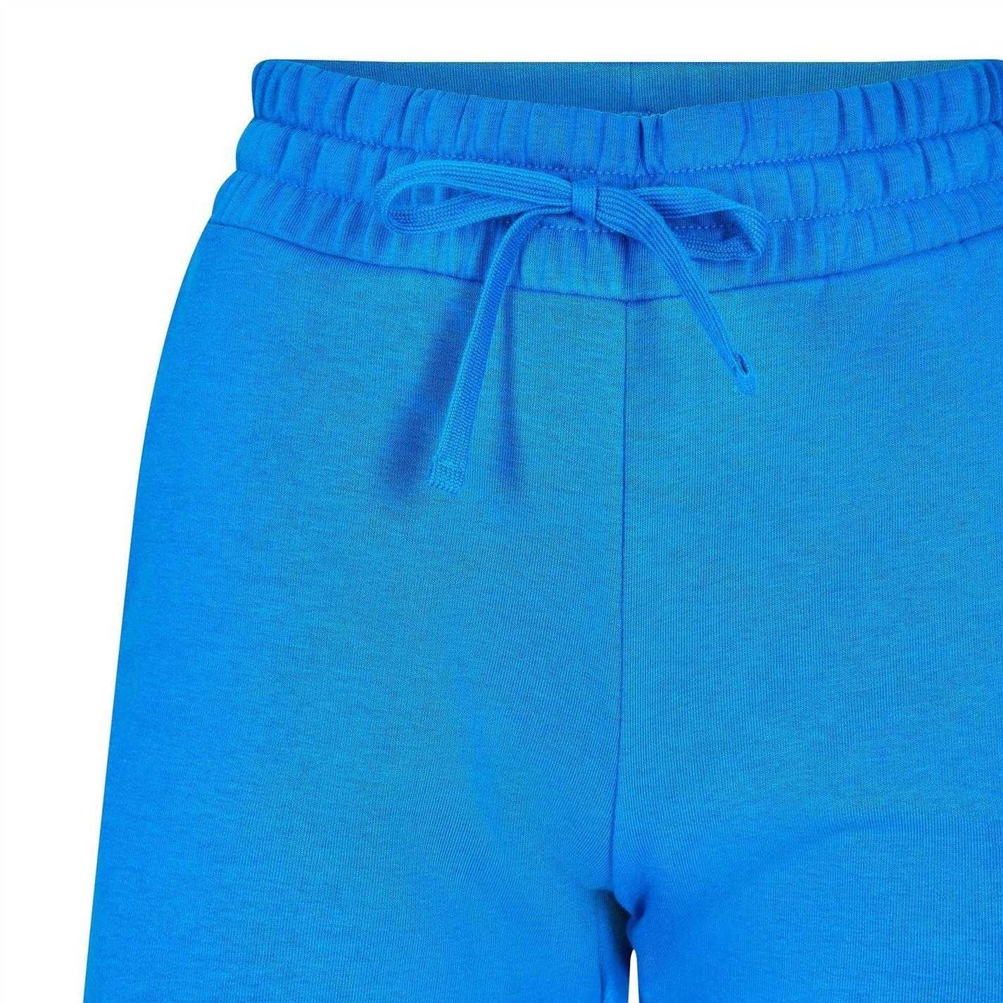 Pebble Grey - Side - Puma Womens-Ladies Fleece Logo Shorts