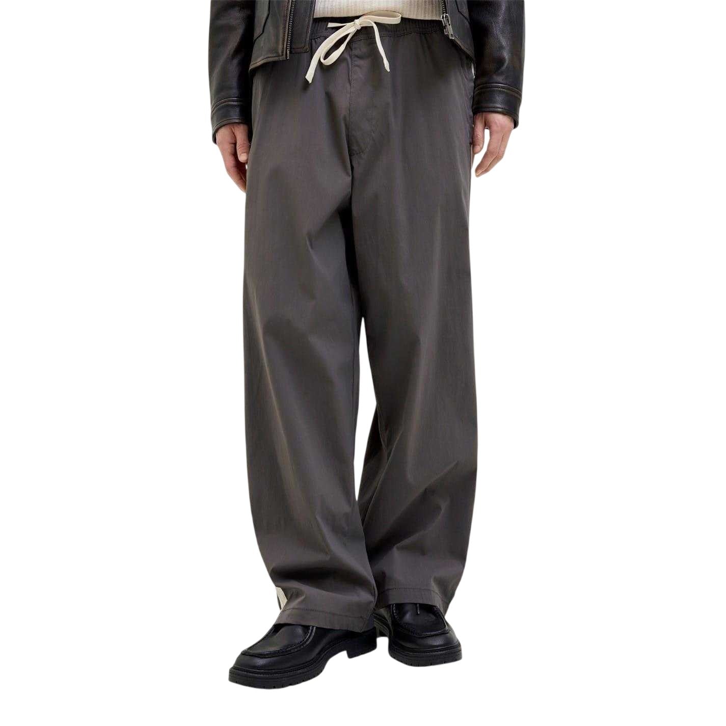 Brown - Front - Jack And Jones Mens Owen Stripe Wide Leg Joggers