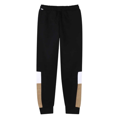 Black - Back - Boss Childrens-Kids Colour Block Joggers