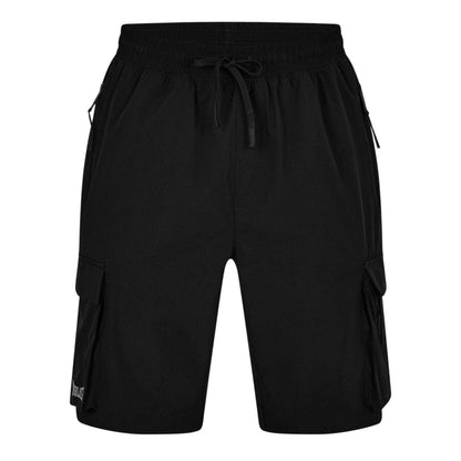 Black - Front - Everlast Mens Training Cargo Shorts