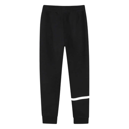 Black - Back - Boss Childrens-Kids Wordmark Slim Joggers