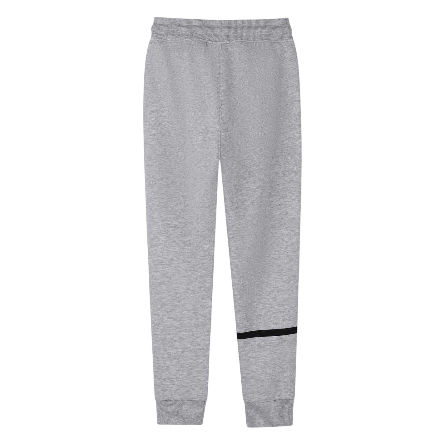 Grey - Back - Boss Childrens-Kids Wordmark Slim Joggers
