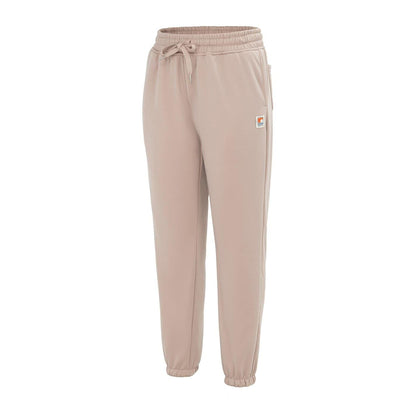 Apricot - Side - SoulCal Womens-Ladies Fleece Plain Joggers