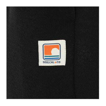 Black - Lifestyle - SoulCal Womens-Ladies Fleece Plain Joggers