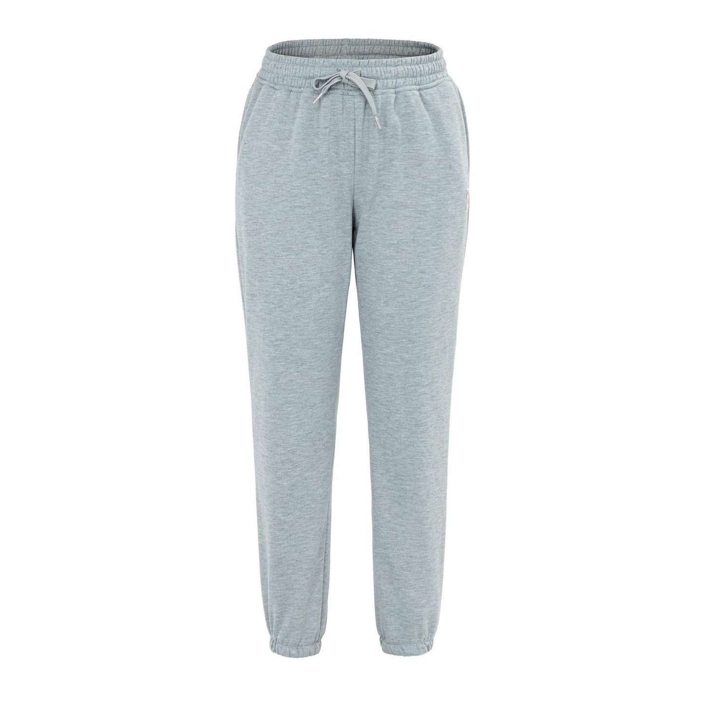 Light Grey - Front - SoulCal Womens-Ladies Fleece Plain Joggers