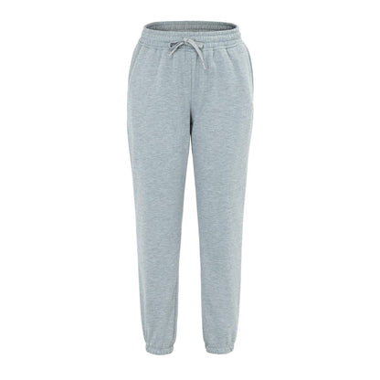 Light Grey - Front - SoulCal Womens-Ladies Fleece Plain Joggers