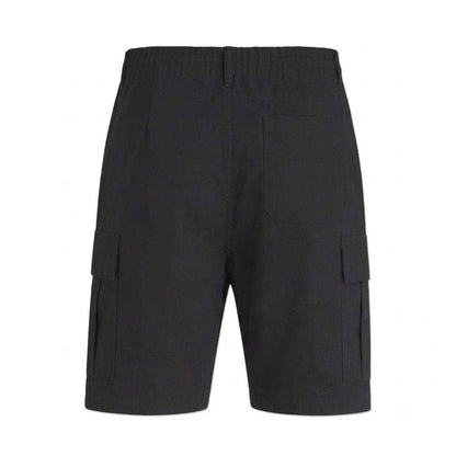 Black - Back - Hugo Mens Cargo Shorts