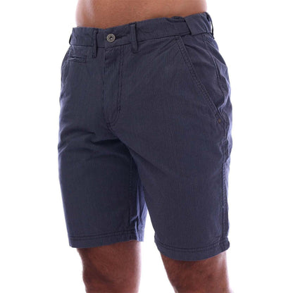 Navy - Side - Trespass Mens Cargo Shorts