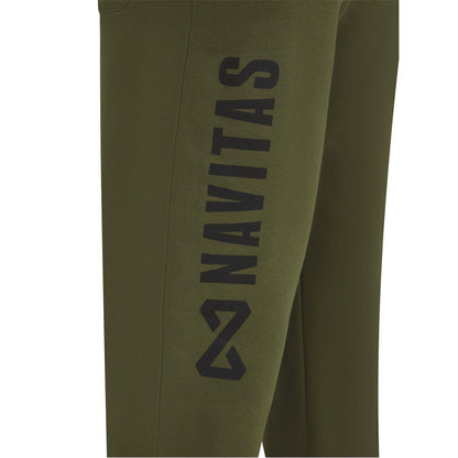 Green - Side - Navitas Mens Core Logo Joggers