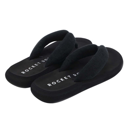 Black - Back - Rocket Dog Womens-Ladies Sunset Puffer Flip Flops