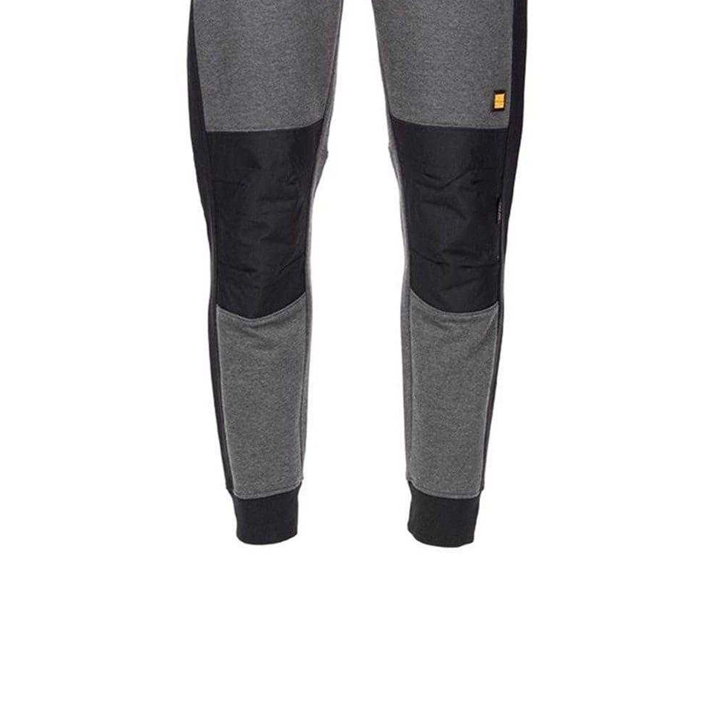 Grey - Side - Worktough Mens Colour Block Joggers