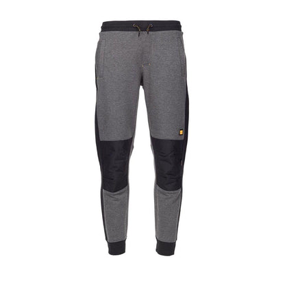 Grey - Front - Worktough Mens Colour Block Joggers