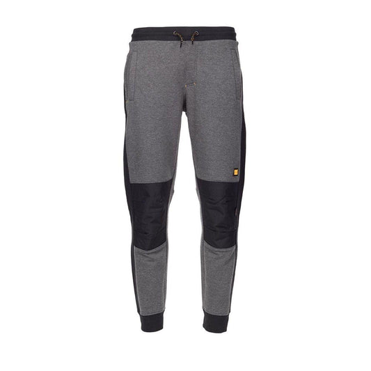 Grey - Front - Worktough Mens Colour Block Joggers