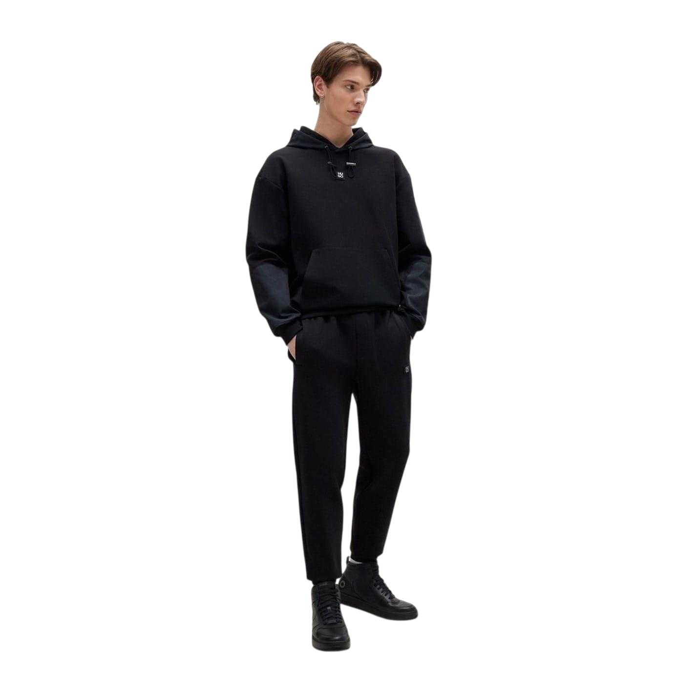 Black - Pack Shot - Hugo Boss Mens Dimacs Logo Joggers