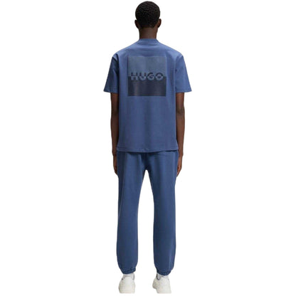 Medium Blue - Back - Hugo Mens Dusplitan Logo Joggers