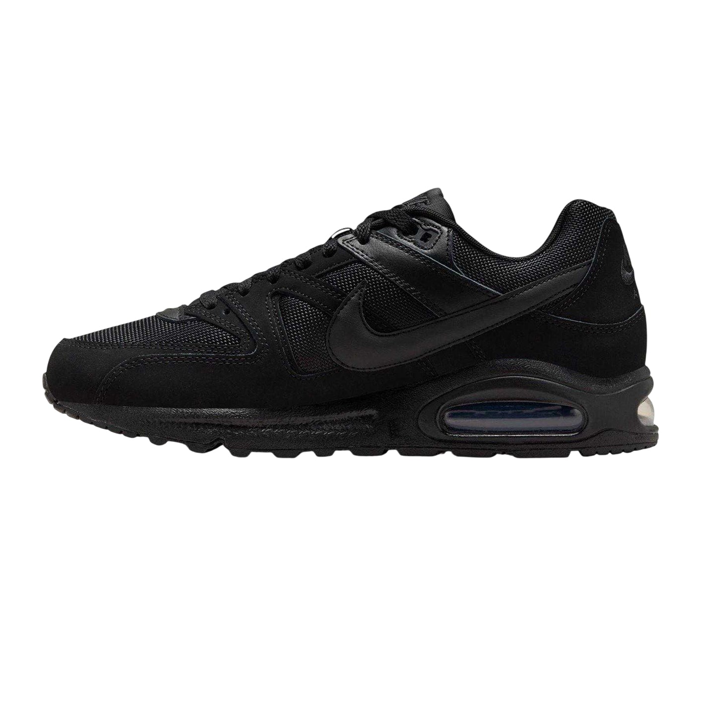 Black - Side - Nike Mens Air Max Command Leather Trainers
