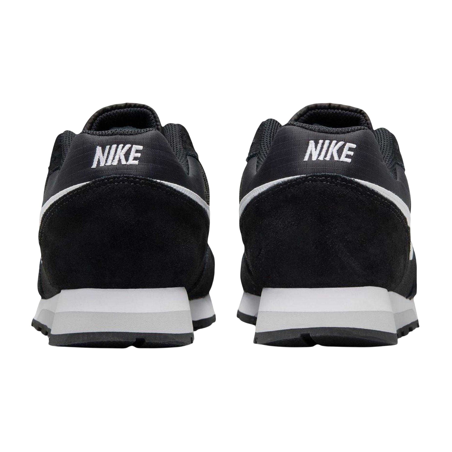 Black-White - Back - Nike Womens-Ladies MD Runner 2 Flat Trainers