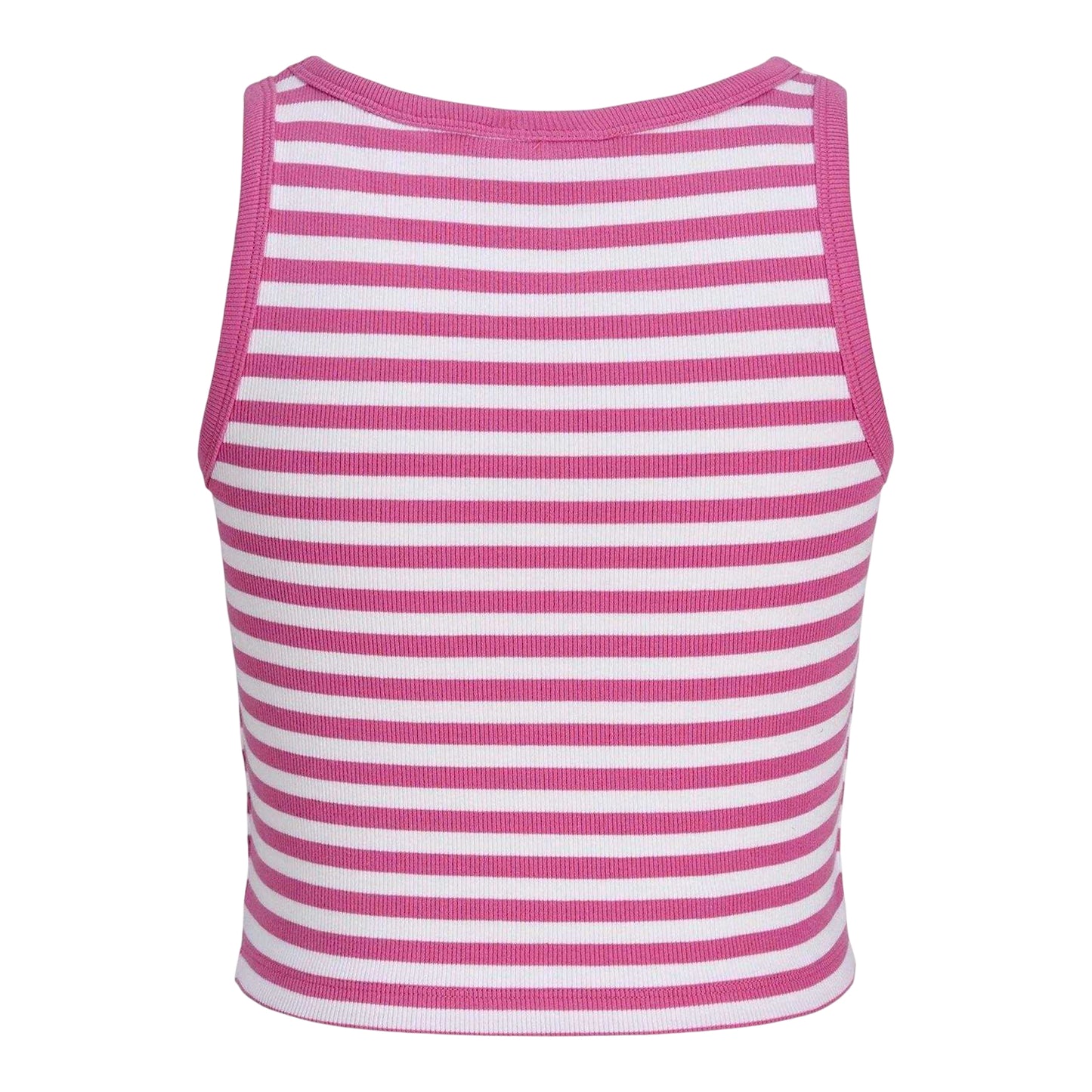 White-Fuchsia - Back - JJXX Womens-Ladies Fallon Striped Tank Top
