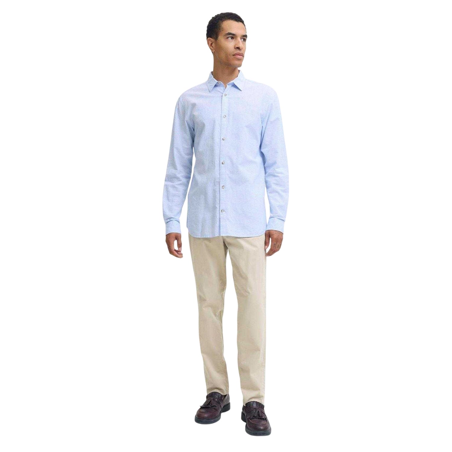 Oxford Tan - Side - Jack And Jones Mens Marco Bowie Chinos