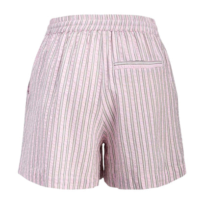 Pink Lady - Back - JJXX Womens-Ladies Zoe Seersucker Stripe Shorts