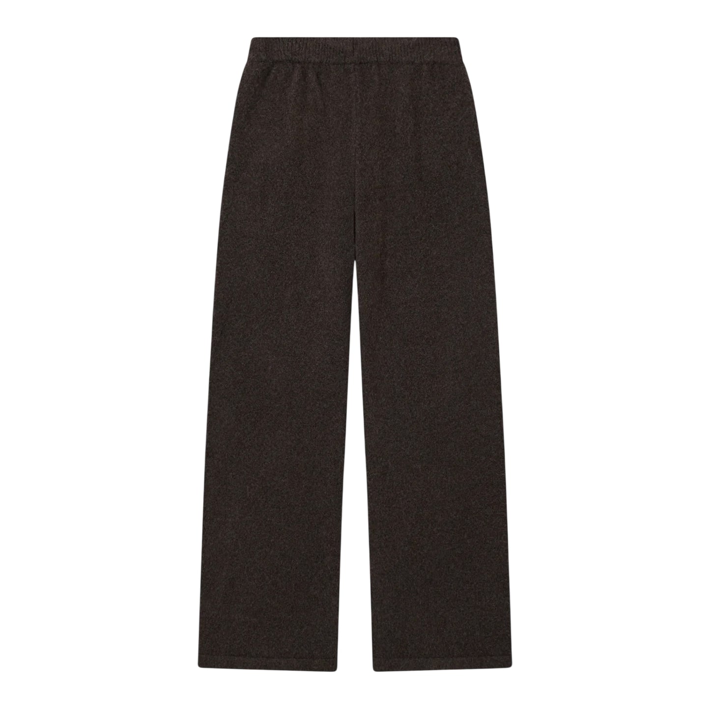 Brown - Back - Couture Club Womens-Ladies CTRE Knitted Joggers