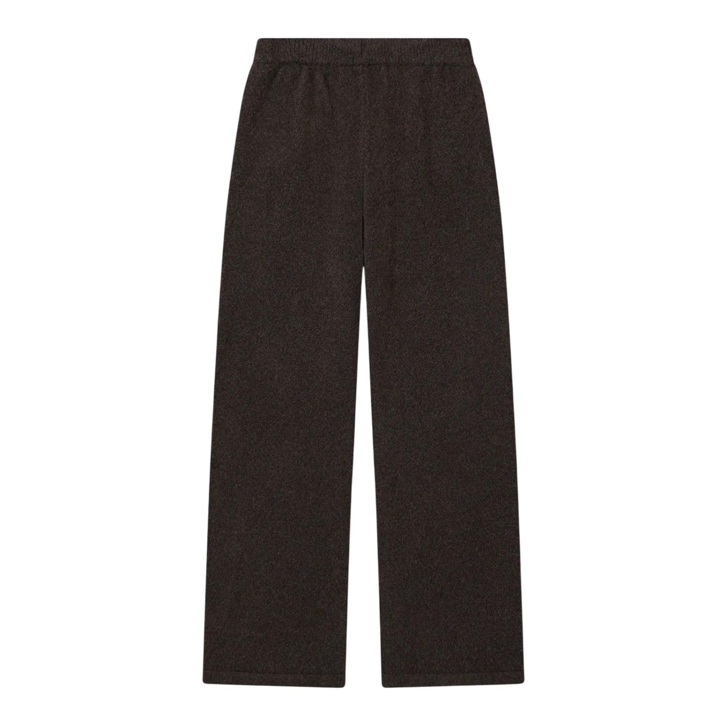 Brown - Back - Couture Club Womens-Ladies CTRE Knitted Joggers