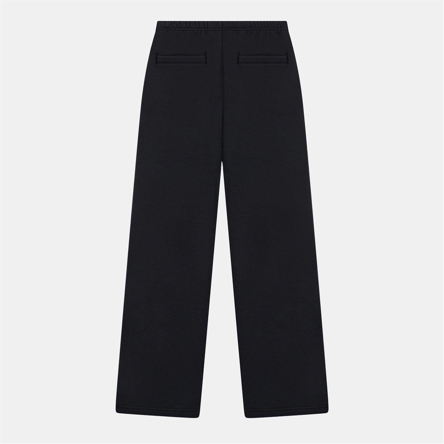 Black - Back - Couture Club Womens-Ladies CTRE Knitted Joggers