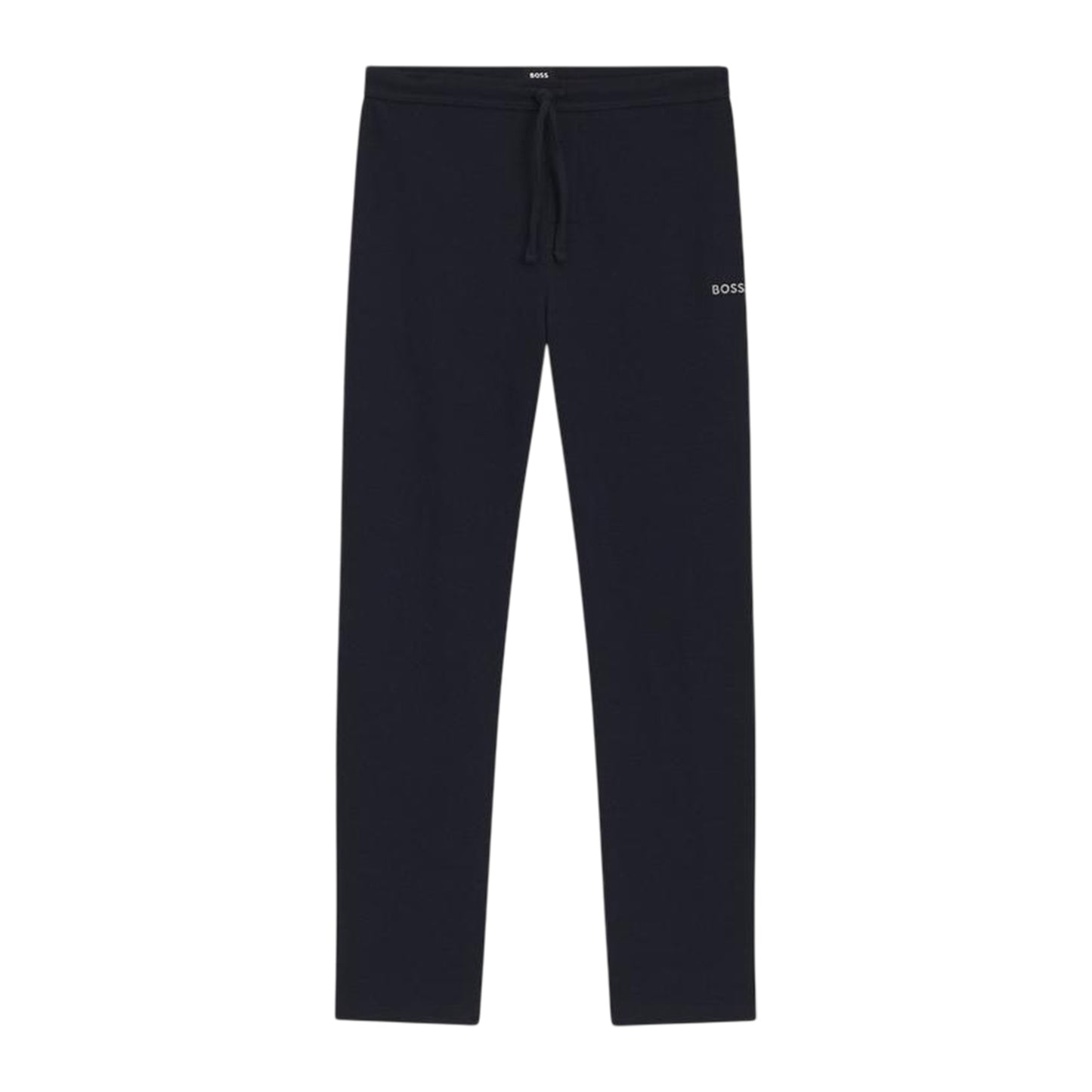 Dark Blue - Front - Boss Mens Waffle Logo Joggers