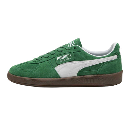 Green-Gum - Back - Puma Mens Palermo Leather Trainers