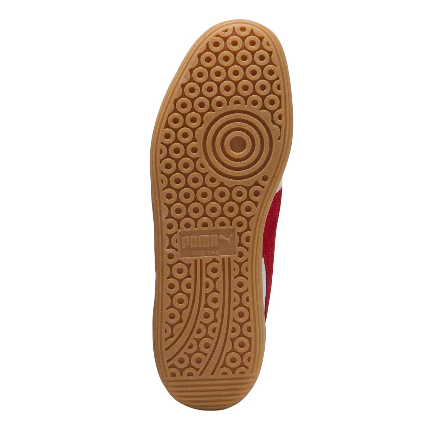 White-Red - Lifestyle - Puma Mens Palermo Leather Trainers