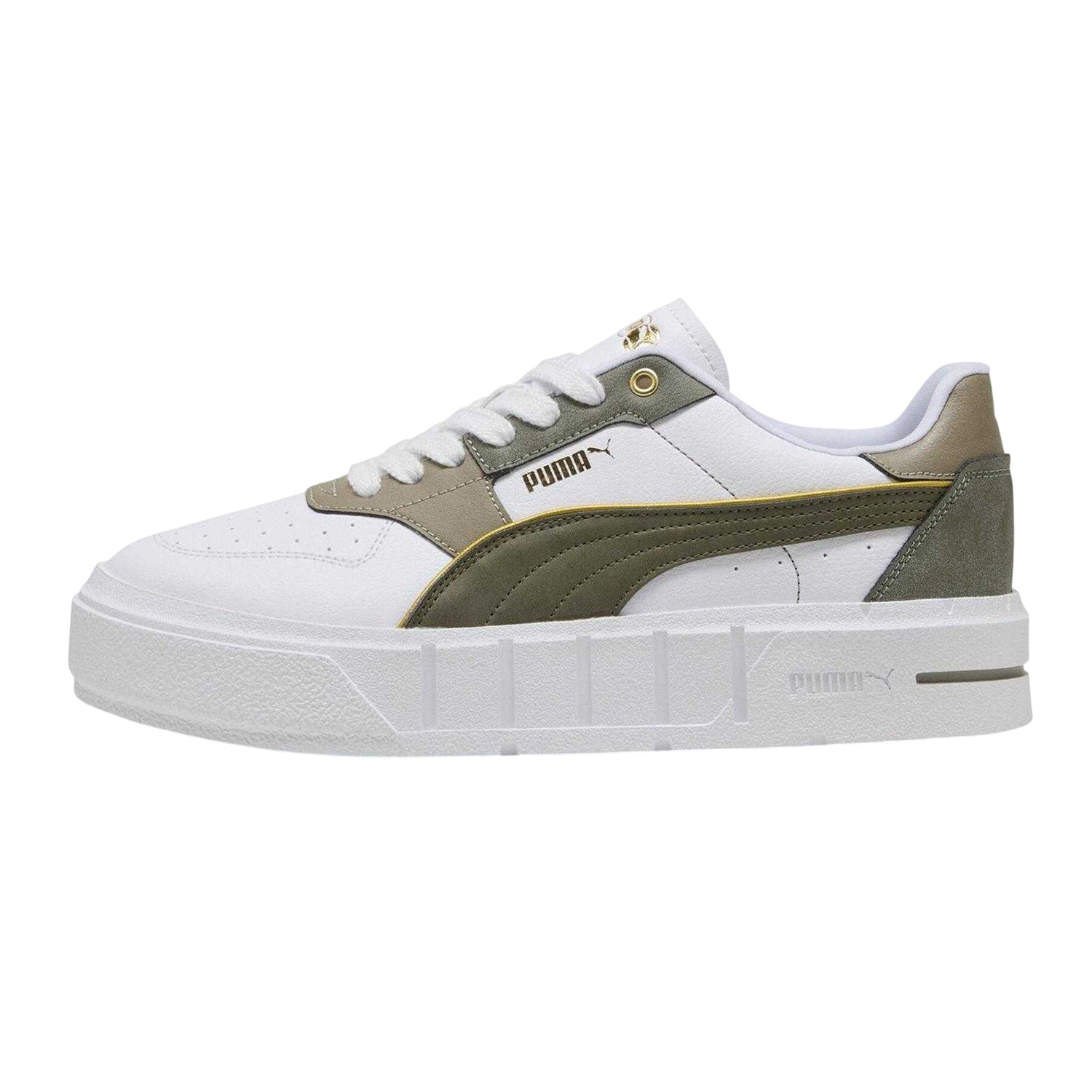 Navy-White-Blue - Back - Puma Womens-Ladies Cali Court Trainers
