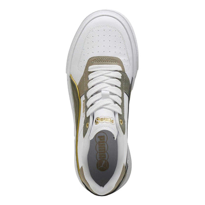 Navy-White-Blue - Side - Puma Womens-Ladies Cali Court Trainers