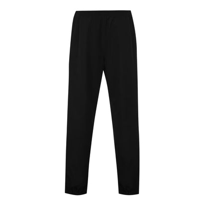 Black - Back - Lacoste Mens Taffeta Logo Tracksuit Bottoms