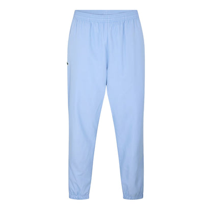 Blue - Front - Lacoste Mens Taffeta Logo Tracksuit Bottoms