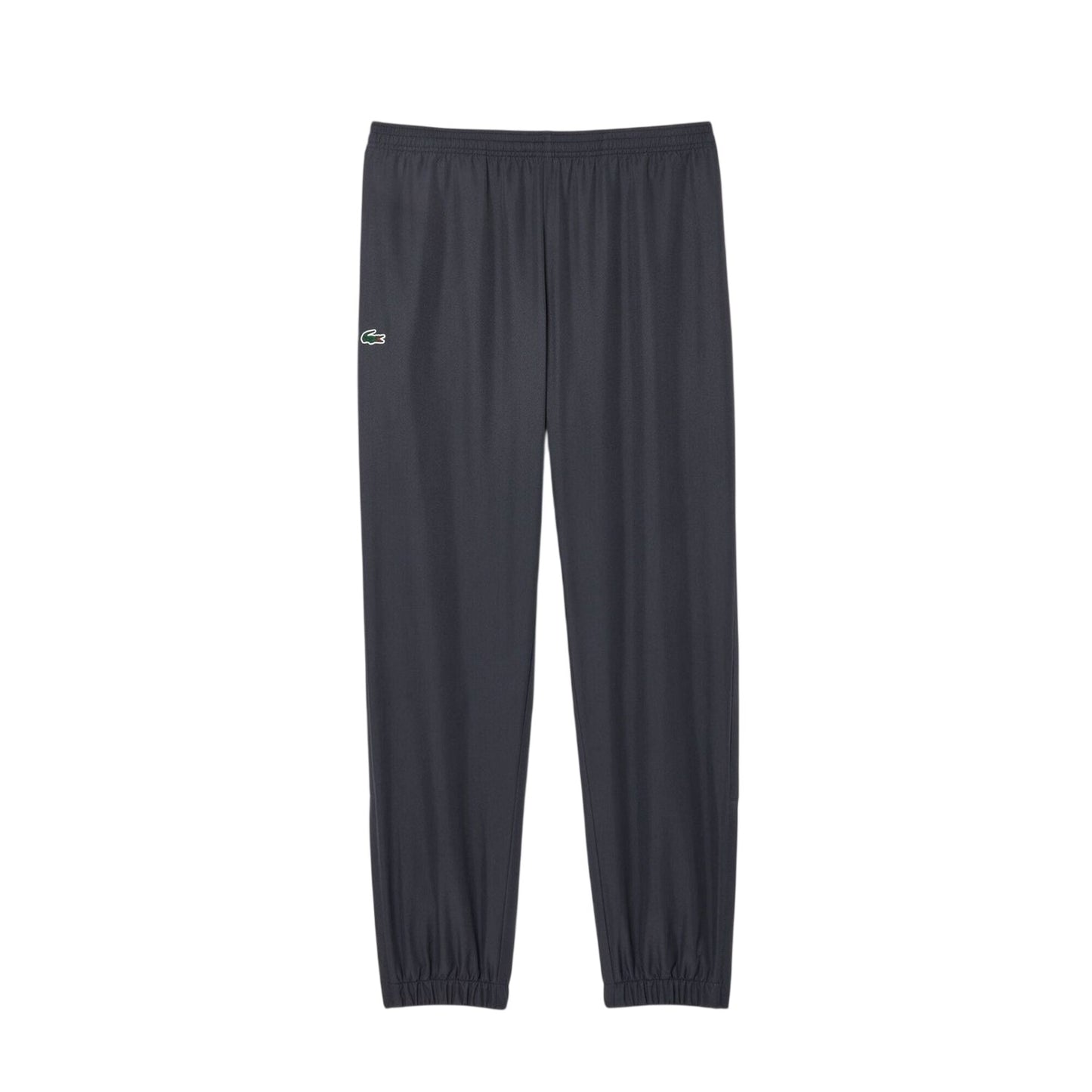 Graphite Grey - Front - Lacoste Mens Taffeta Logo Tracksuit Bottoms