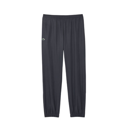 Graphite Grey - Front - Lacoste Mens Taffeta Logo Tracksuit Bottoms