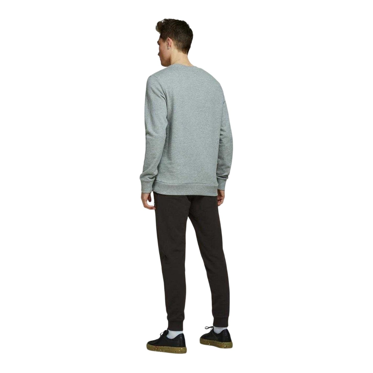 Black - Back - Jack And Jones Mens Gordon Shark Jogging Bottoms