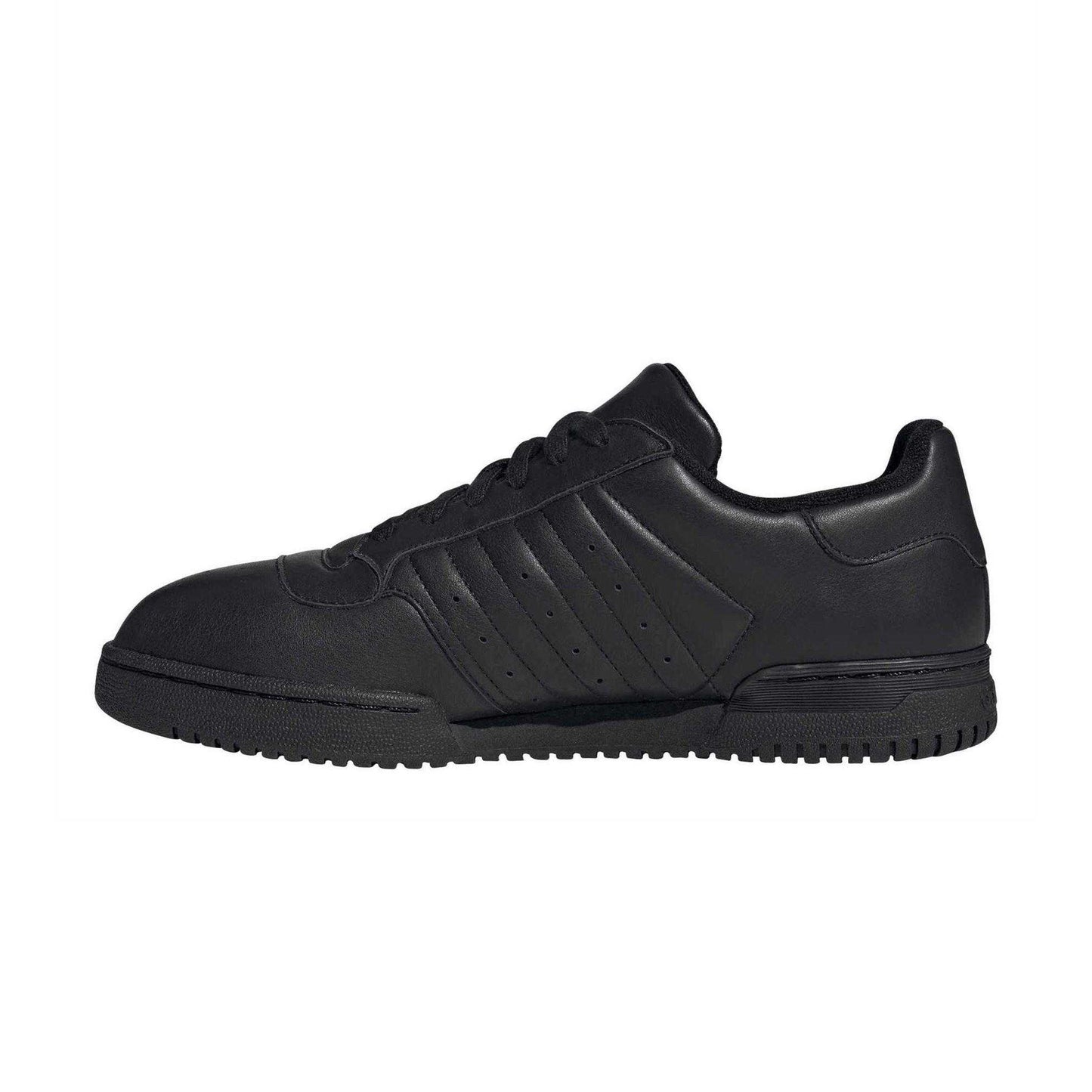 Core Black - Side - Adidas Mens Powerphase Leather Trainers