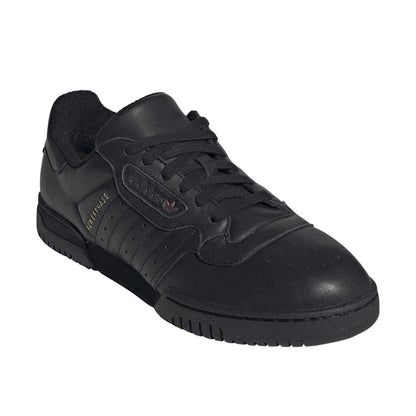 Core Black - Front - Adidas Mens Powerphase Leather Trainers