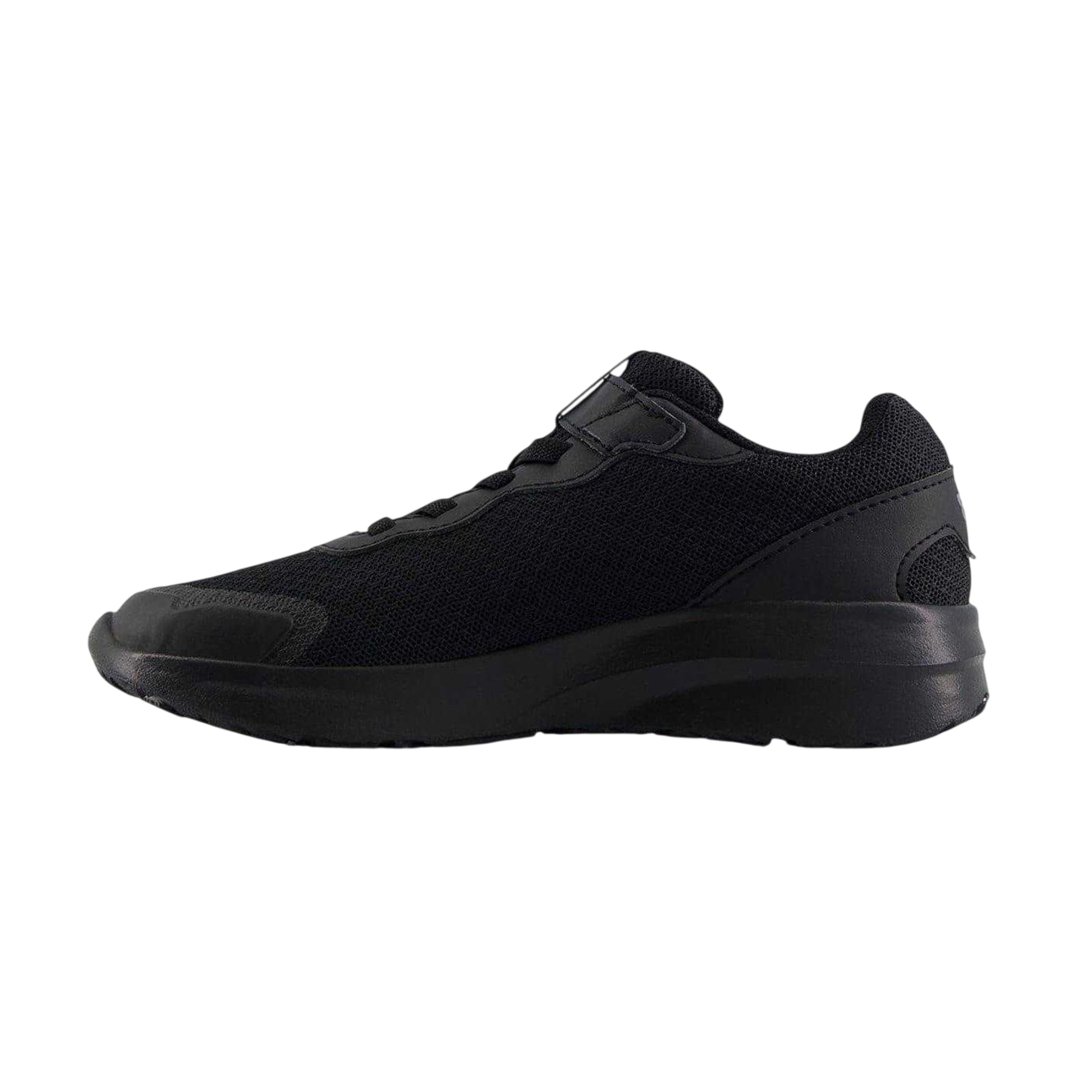 Triple Black - Back - New Balance Childrens-Kids Round Toe Trainers