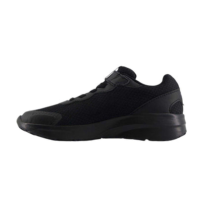 Triple Black - Back - New Balance Childrens-Kids Round Toe Trainers