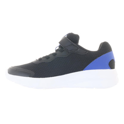 Black-Red-Blue - Back - New Balance Childrens-Kids Round Toe Trainers
