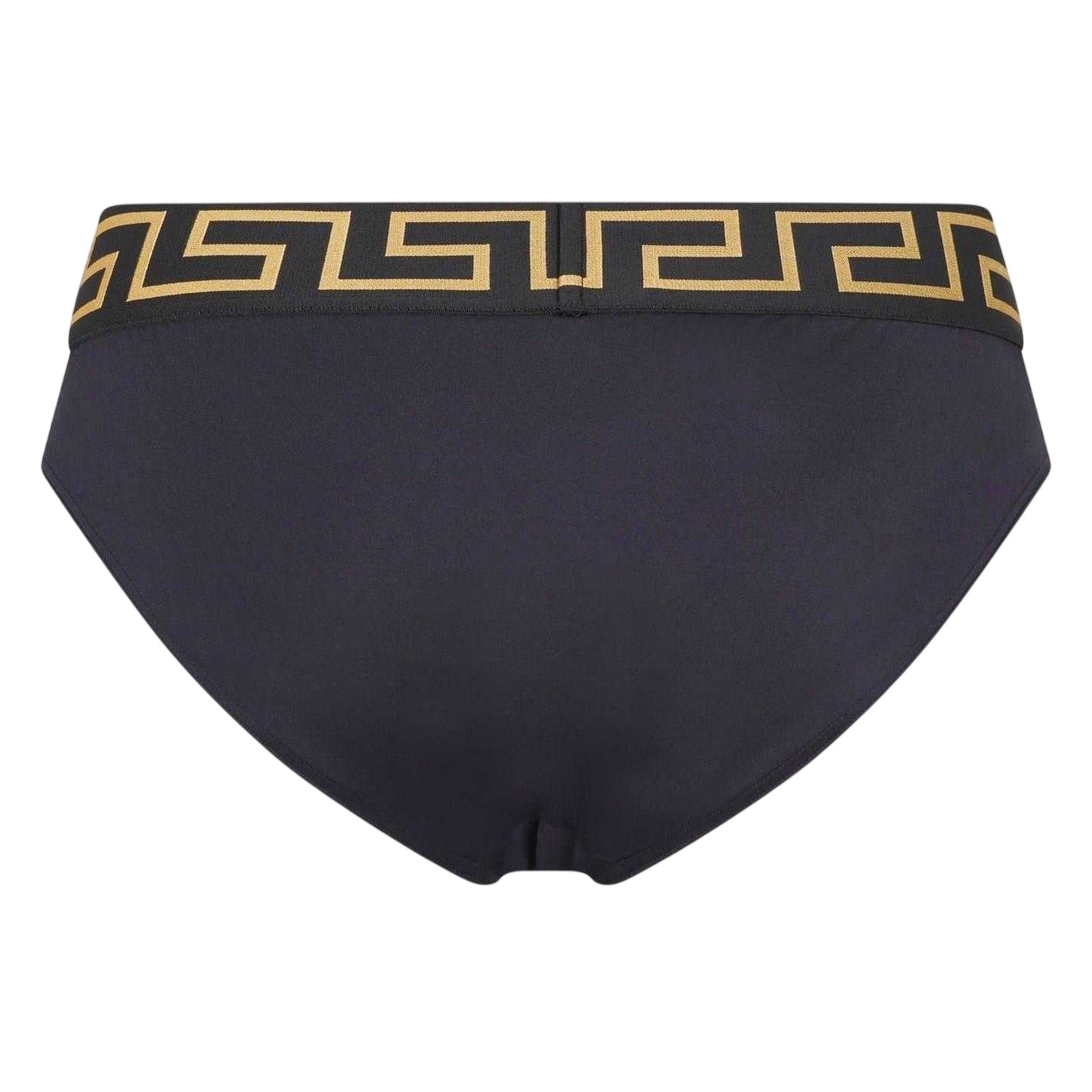 Black - Back - Versace Mens Icon Briefs