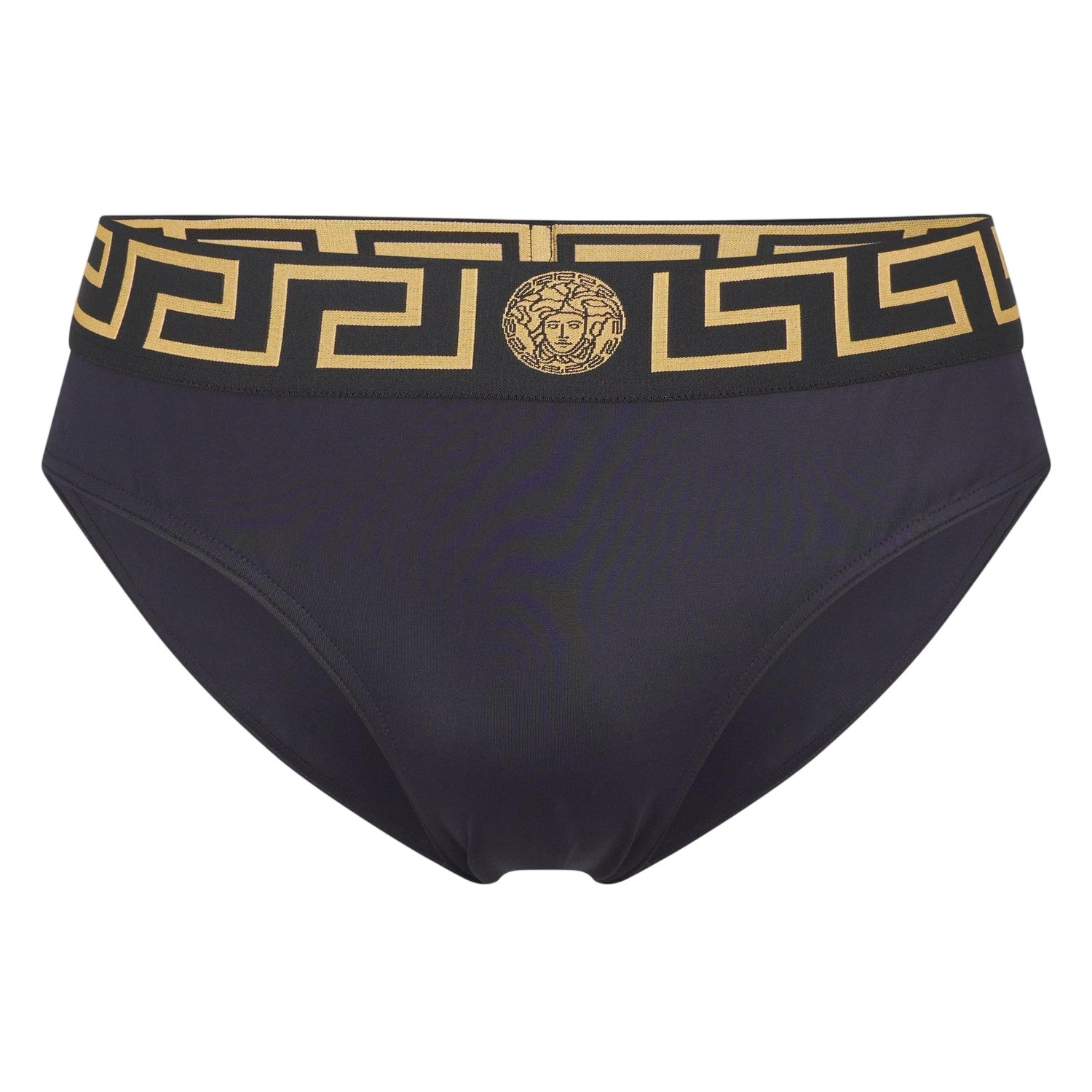 Black - Front - Versace Mens Icon Briefs